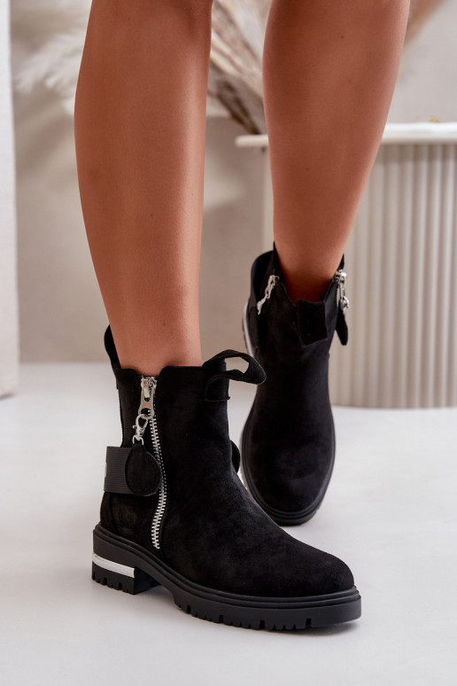 voodriga Pealiste poolsaapad tõmblukuga msuud Calvaro