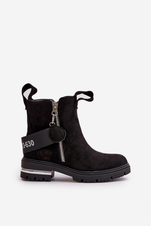 voodriga Pealiste poolsaapad tõmblukuga msuud Calvaro