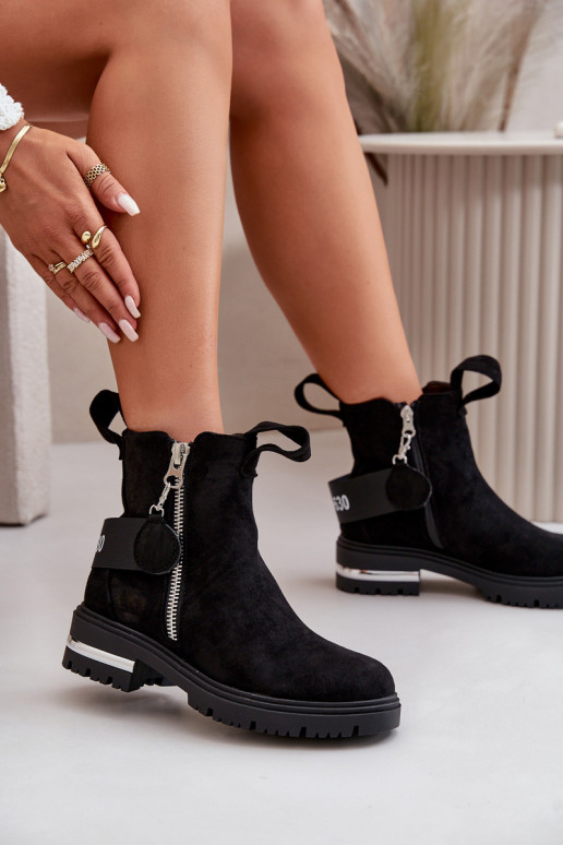 voodriga Pealiste poolsaapad tõmblukuga msuud Calvaro