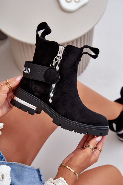 voodriga Pealiste poolsaapad tõmblukuga msuud Calvaro