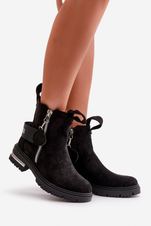 voodriga Pealiste poolsaapad tõmblukuga msuud Calvaro