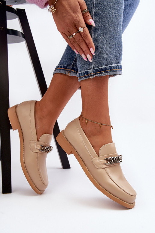 Pealiste omad Eko Pealhk Mokassiinid Koos ketiga beeži värvi Nohlies