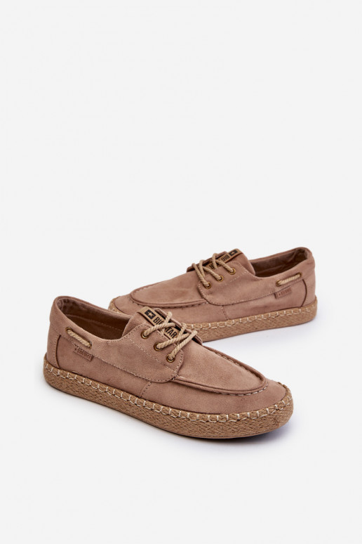 espadrillid meeste omad nööritavad Big Star NN174054 beeži värvi