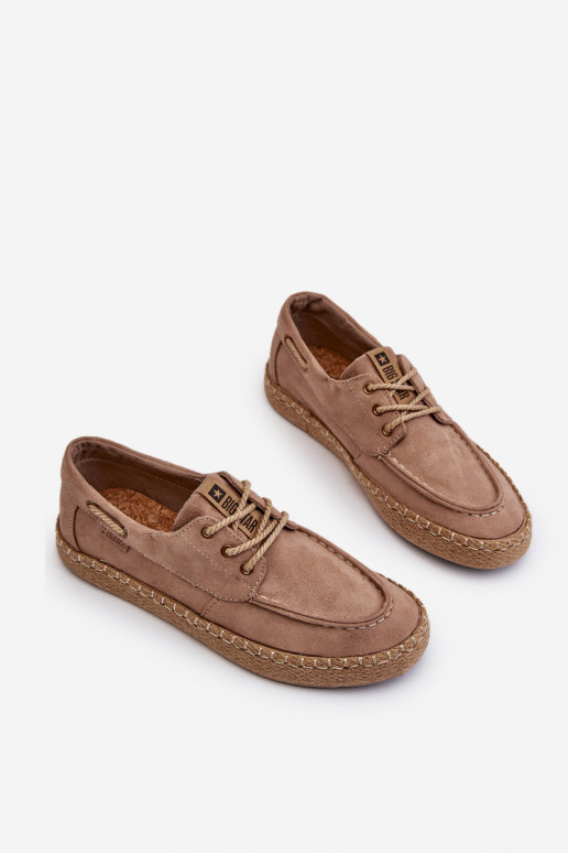espadrillid meeste omad nööritavad Big Star NN174054 beeži värvi