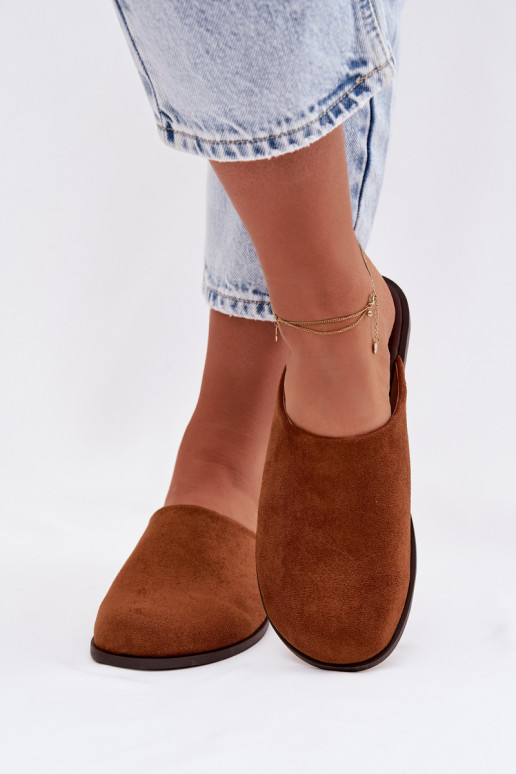 Sussid Pealiste korterEco Suedeu pruunid värvi Veronelle