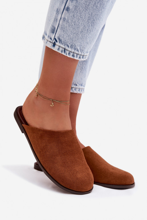 Sussid Pealiste korterEco Suedeu pruunid värvi Veronelle