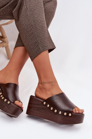 naiste plätud Kiilu peal Ja platvorm Ze Kuldset värvimi Pealastud Czekoladosissee Farinelle