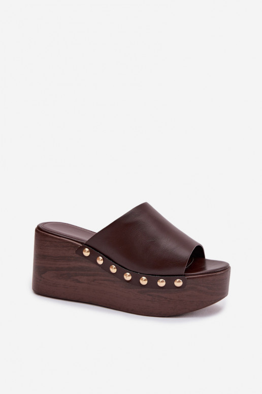 naiste plätud Kiilu peal Ja platvorm Ze Kuldset värvimi Pealastud Czekoladosissee Farinelle