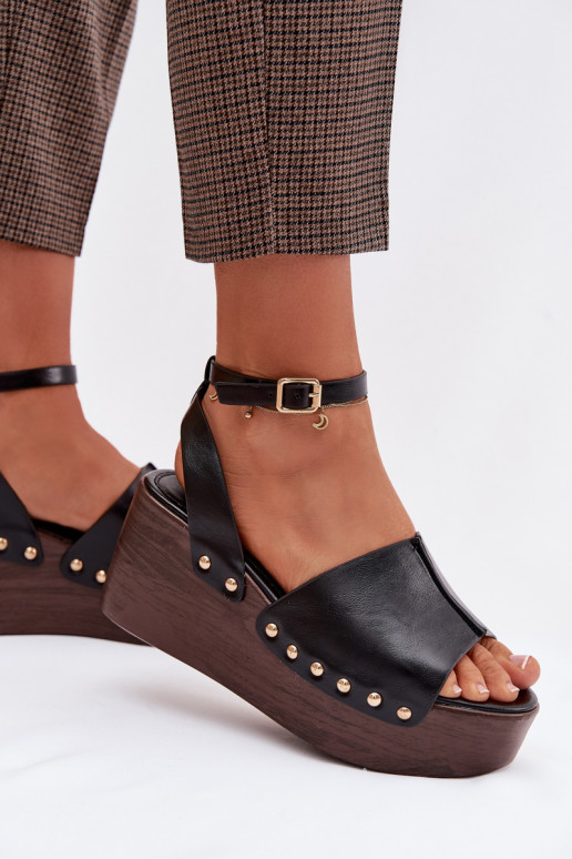 Pealistesandaalid Kiilu peal Ze Kuldset värvimi Pealastud msuud Galorina