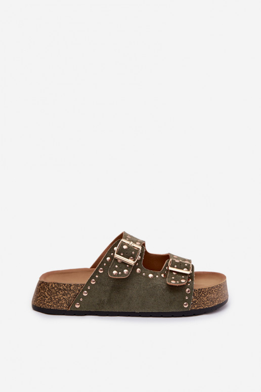 naiste plätud Ze Kuldset värvimi neetide ja pandlagami Ja trukid khakivärvi Tervina