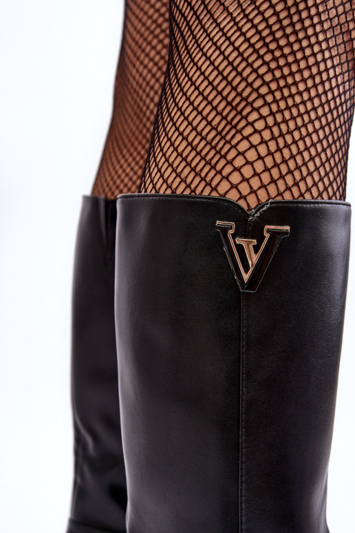 Pealiste omad pika säärega saapad Enne Põlve kõrge jämeda kontsaga msuud Ceesina