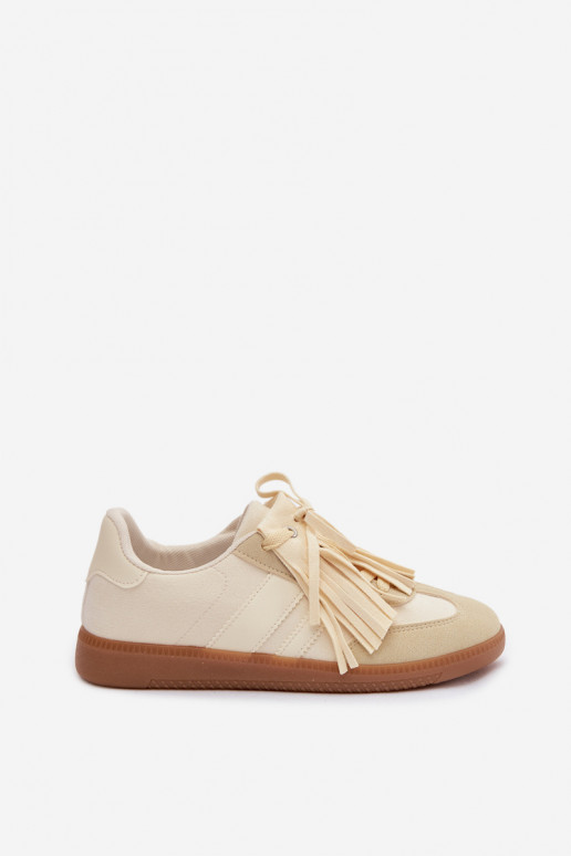 Sneakers tüüpi jalanõud Pealiste omad narmastega Kollased Dorivelle