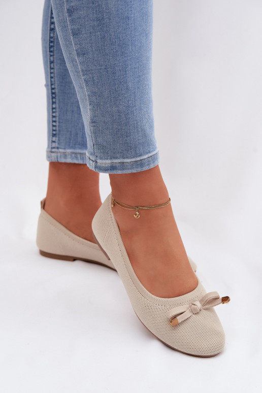 Baleriinad lipsukesega beeži värvi Amelivra