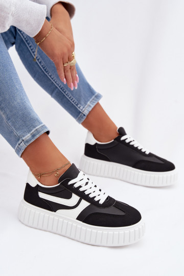 Sneakers tüüpi jalanõud Pealiste omad platvormigaEco Suedeu msuud Cadrina