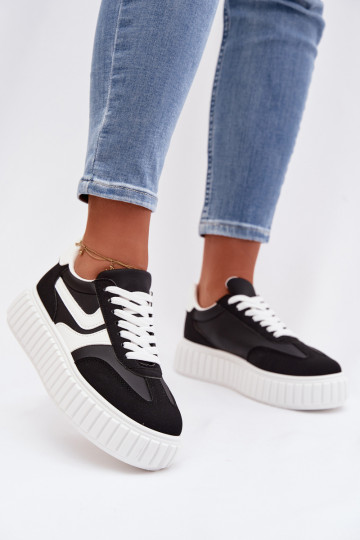 Sneakers tüüpi jalanõud Pealiste omad platvormigaEco Suedeu msuud Cadrina 2