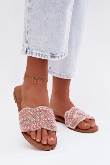 Kaunistustega Sussid laiade nööridega Tumeroosad värvi Dovima 2