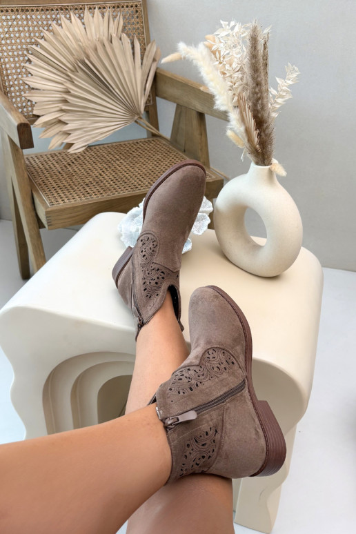 Saapad Pealiste omad laiade nööridega S.Barski HY61-8026 pruunid värvi