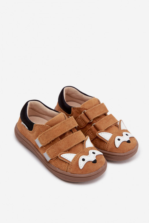 Pealhk jalatsid Barefoot Laste jalanõud Koos teemaga Lisa Bartek 8600563 pruunid värvi