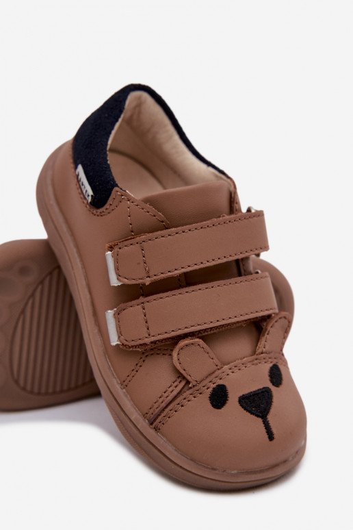 Pealhk jalatsid Barefoot Laste jalanõud Koos Karuga Bartek 8600654 beeži värvi