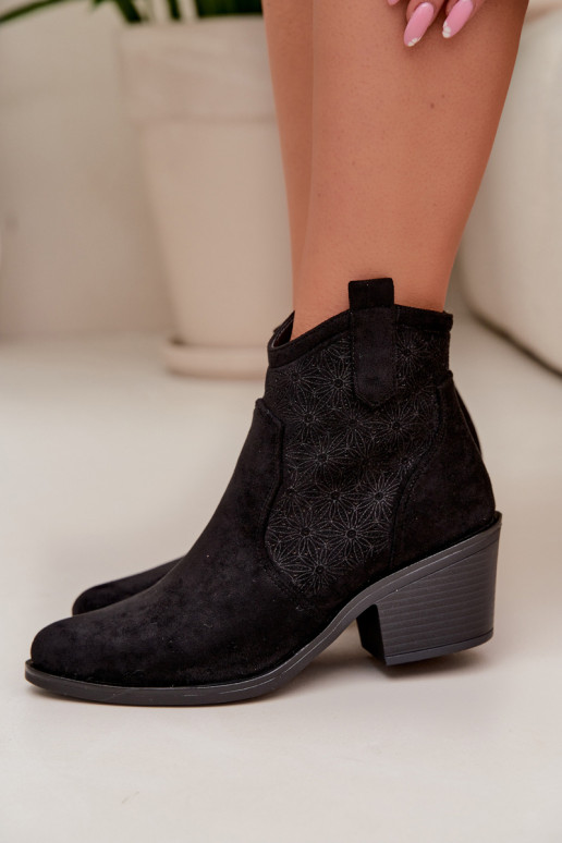 Saapad Pealiste omad kõrge jämeda kontsaga S.Barski HY61-8013 msuud