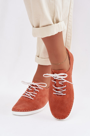 jalatsid Pealiste omadPealturalnego seemisnakhsedu S.Barski LR61-7080 oranži värvi 2