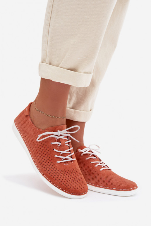 jalatsid Pealiste omadPealturalnego seemisnakhsedu S.Barski LR61-7080 oranži värvi