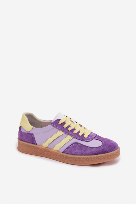 Pealhk Sneakers tüüpi jalanõud Pealiste omad S.Barski LR61-7059 Violetne värv