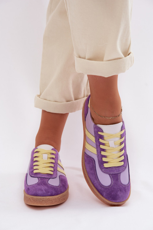 Pealhk Sneakers tüüpi jalanõud Pealiste omad S.Barski LR61-7059 Violetne värv