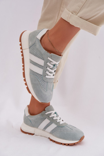 Sneakers tüüpi jalanõud Pealiste omadPealturalnego seemisnakhsedu mündiroheline Sellel onrceline