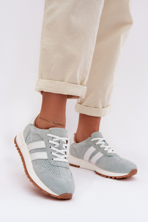 Sneakers tüüpi jalanõud Pealiste omadPealturalnego seemisnakhsedu mündiroheline Sellel onrceline