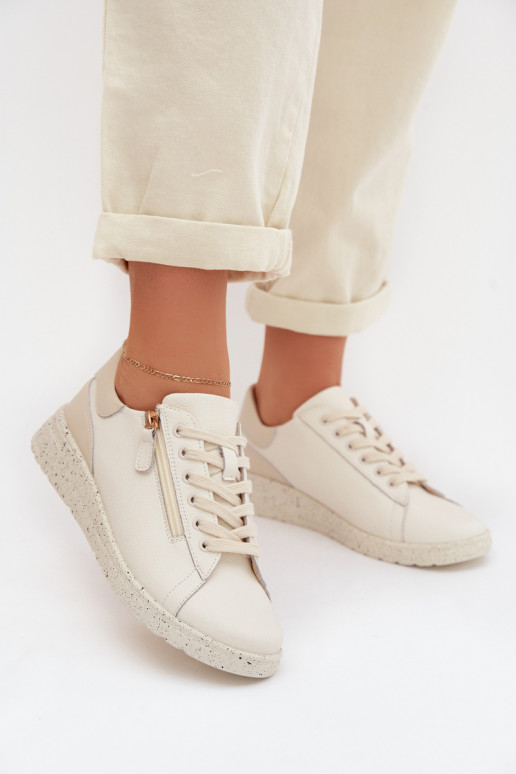 Pealhk jalatsid Pealiste omad tõmblukuga beeži värvi Dorothea