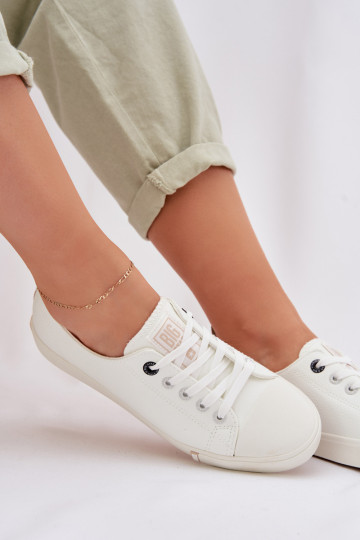 naiste saapad eko-nahast Big Star TT274023 valget värvi