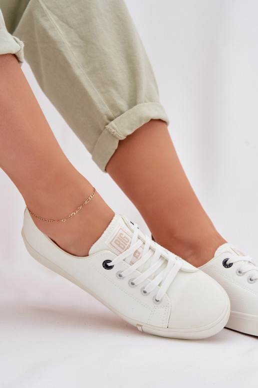 naiste saapad eko-nahast Big Star TT274023 valget värvi