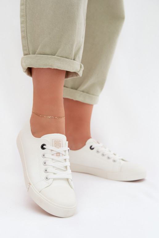 naiste saapad eko-nahast Big Star TT274023 valget värvi