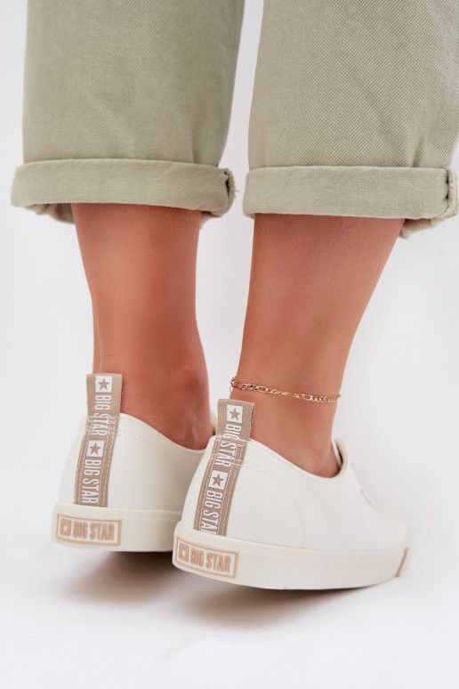 naiste saapad eko-nahast Big Star TT274023 valget värvi