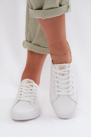 naiste saapad eko-nahast Big Star TT274001 valget värvi