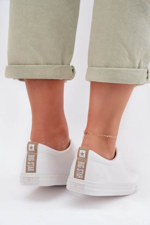 naiste saapad eko-nahast Big Star TT274001 valget värvi