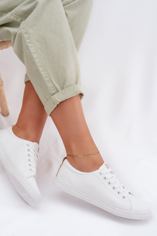 naiste saapad eko-nahast Big Star TT274001 valget värvi