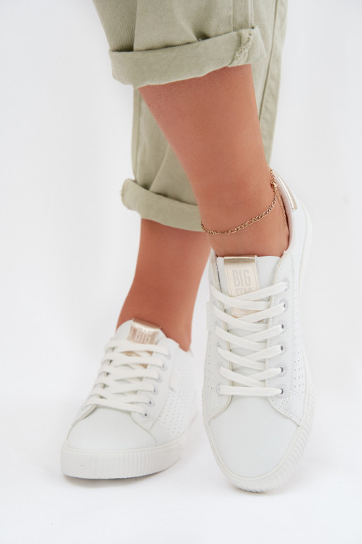 vabaaja jalanõud Spordijalatsid Pealiste omad Eko Pealhk Big Star TT274020 valget värvi