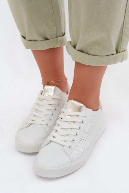 vabaaja jalanõud Spordijalatsid Pealiste omad Eko Pealhk Big Star TT274020 valget värvi
