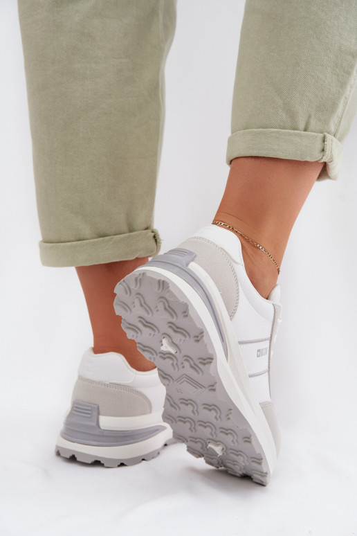 Sneakers tüüpi jalanõud spordijalatsid Pealiste omad Big Star TT274879 HI-POLY SYSTEM Valget-Halli värvi