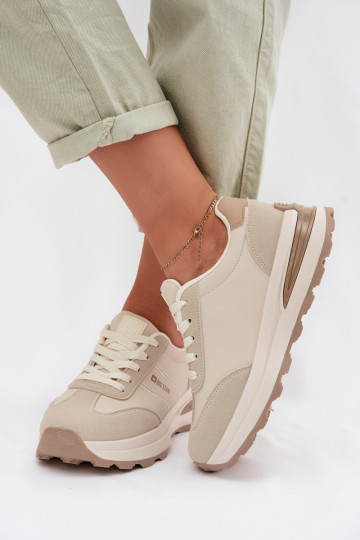 Sneakers tüüpi jalanõud spordijalatsid Pealiste omad Big Star TT274876 HI-POLY SYSTEM beeži värvi