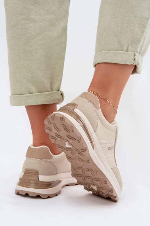 Sneakers tüüpi jalanõud spordijalatsid Pealiste omad Big Star TT274876 HI-POLY SYSTEM beeži värvi