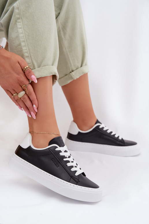 Sneakers tüüpi jalanõud Pealiste omad eko-nahast Big Star TT274927 HI-POLY SYSTEM msuud