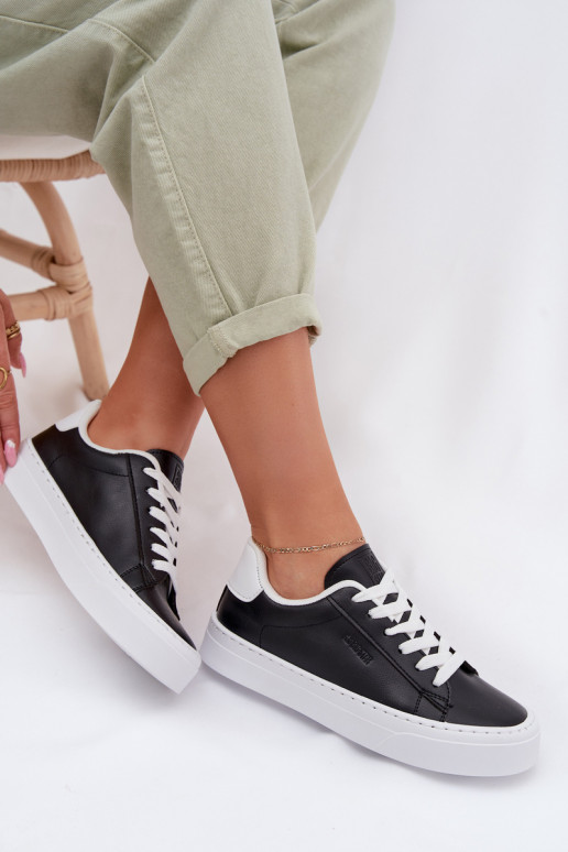 Sneakers tüüpi jalanõud Pealiste omad eko-nahast Big Star TT274927 HI-POLY SYSTEM msuud