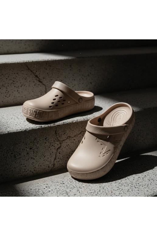 Sussid Puukingad Pealiste omad Kerged rannaplätud Big Star TT274A083 beeži värvi