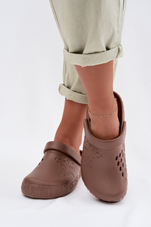 Sussid Puukingad Pealiste omad Kerged rannaplätud Big Star TT274A085 pruunid värvi