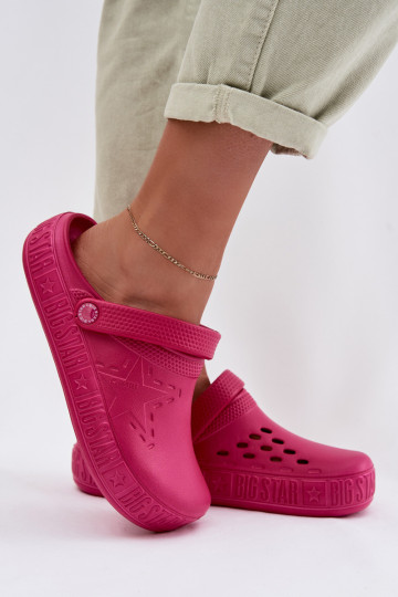 Sussid Puukingad Pealiste omad Kerged rannaplätud Big Star TT274A082 tumeroosad värvi