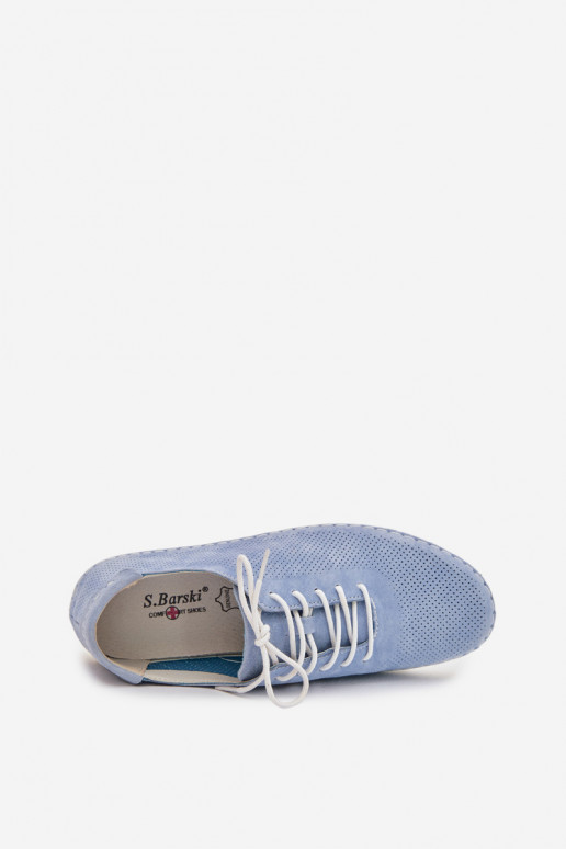 jalatsid Pealiste omadPealturalnego seemisnakhsedu S.Barski LR61-7080 Sinist värvi