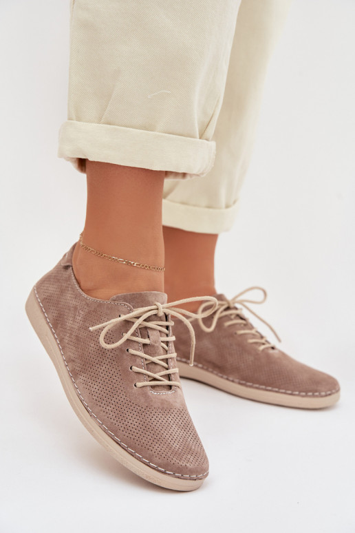 jalatsid Pealiste omadPealturalnego seemisnakhsedu S.Barski LR61-7080 beeži värvi